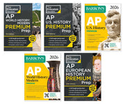 AP History Test Prep Power Pack - 5-Book Complete Bundle Set