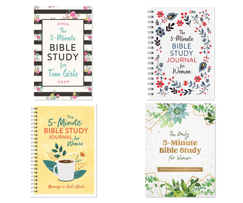 5-Minute Bible Study 4-Book Collection for Women & Teen Girls
