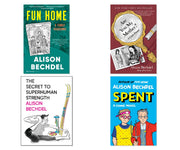 Alison Bechdel Complete Graphic Memoirs 4-Book Complete Bundle Set