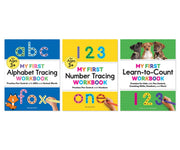 Alphabet & Numbers Mastery 3-Book Learning Collection for Kids Ages 3-5
