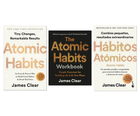 James Clear Atomic Habits Complete 3-Book Collection, Paperback
