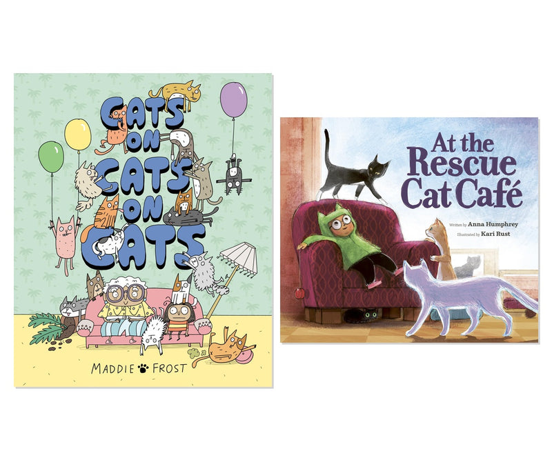 Cat Lovers Picture Book 2-Book Collection - Heartwarming Stories