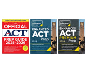 Complete ACT Prep Power Pack 3-Book Complete Bundle Set