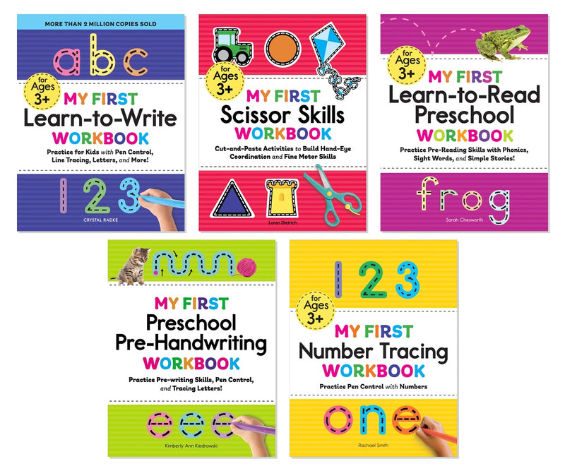 Complete Preschool Skills Starter Pack - 5-Book Complete Bundle Set