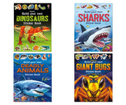 Dangerous Animals Sticker Activity 4-Book Collection