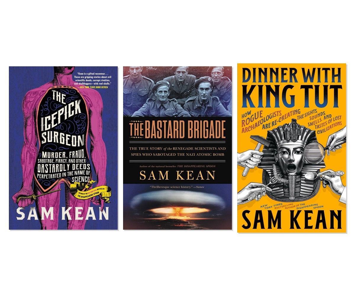 Dark Science & History 3-Book Collection - Sam Kean True Crime Bundle