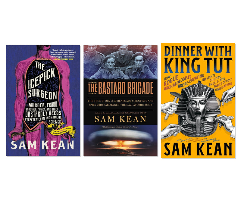 Dark Science & History 3-Book Collection - Sam Kean True Crime Bundle