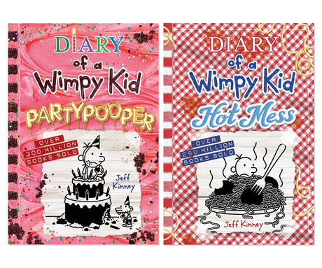 Diary of a Wimpy Kid Double Trouble Vol. 19, 20 2-Book Bundle Set, Hardcover
