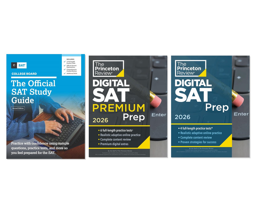 Digital SAT Mastery 3-Book Collection 2026 - Complete Test Prep Bundle, Paperback