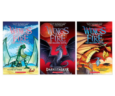 Wings of Fire Dragon Epic 3-Book Graphic Novel Collection, Paperback