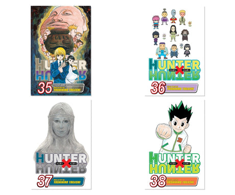 Hunter X Hunter: Latest Volumes (Vols 35-38) Vol. 35-38 4-Book Manga Bundle Set, Paperback