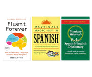 Language Learning Hacks & Dictionary Set - 3-Book Complete Bundle Set