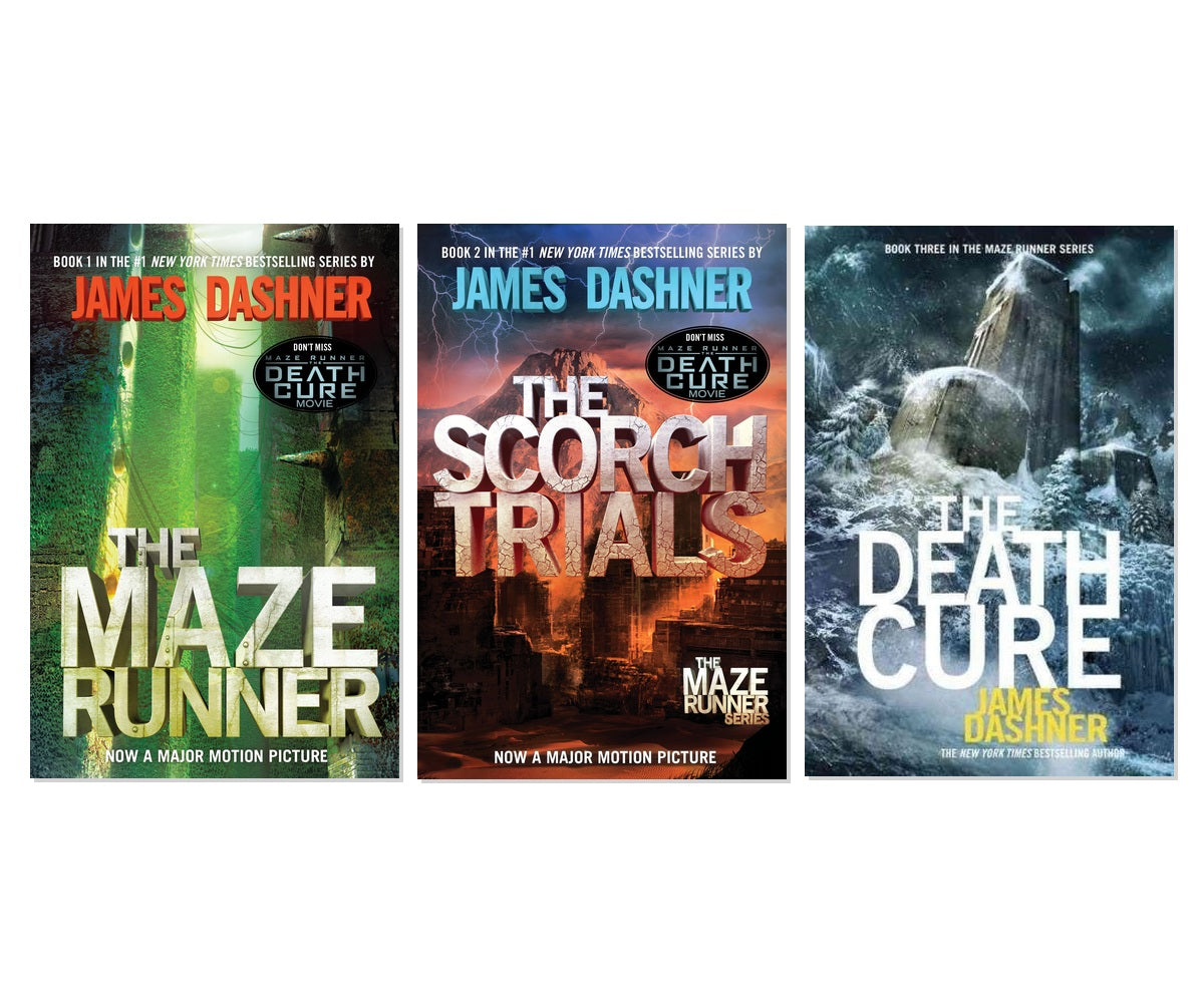 Maze Runner Main Trilogy 3-Book Complete Bundle Set by James Dashner