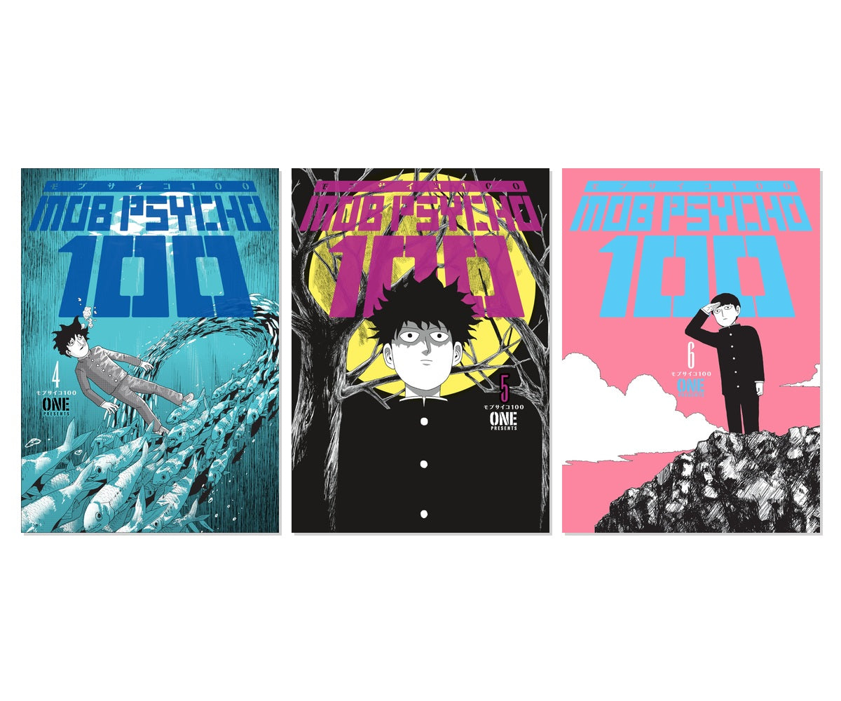 Mob Psycho 100 Mid-Series Collection 3-Book Bundle (Volumes 4-6)