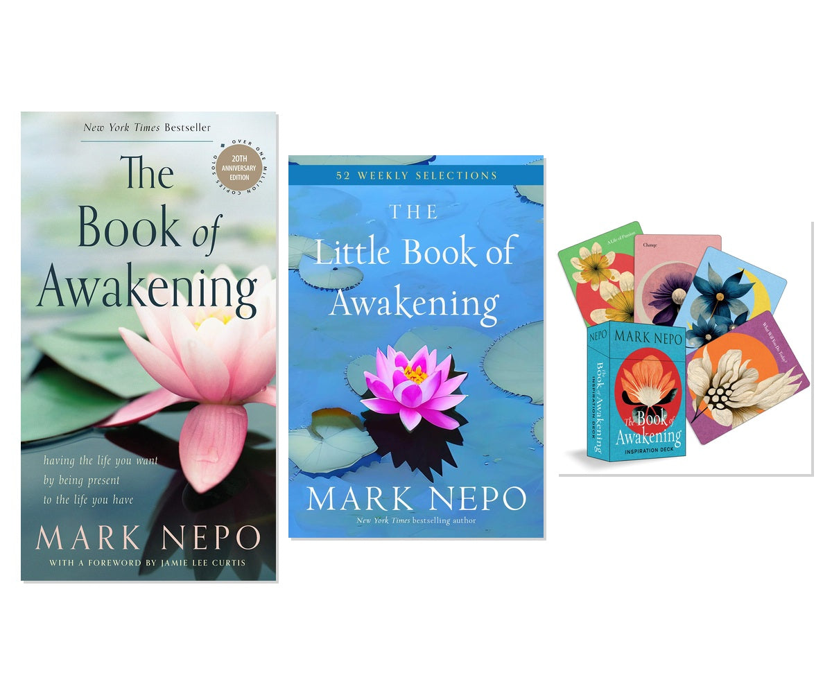 Mark Nepo Awakening Essentials 3-Book Spiritual Collection Bundle