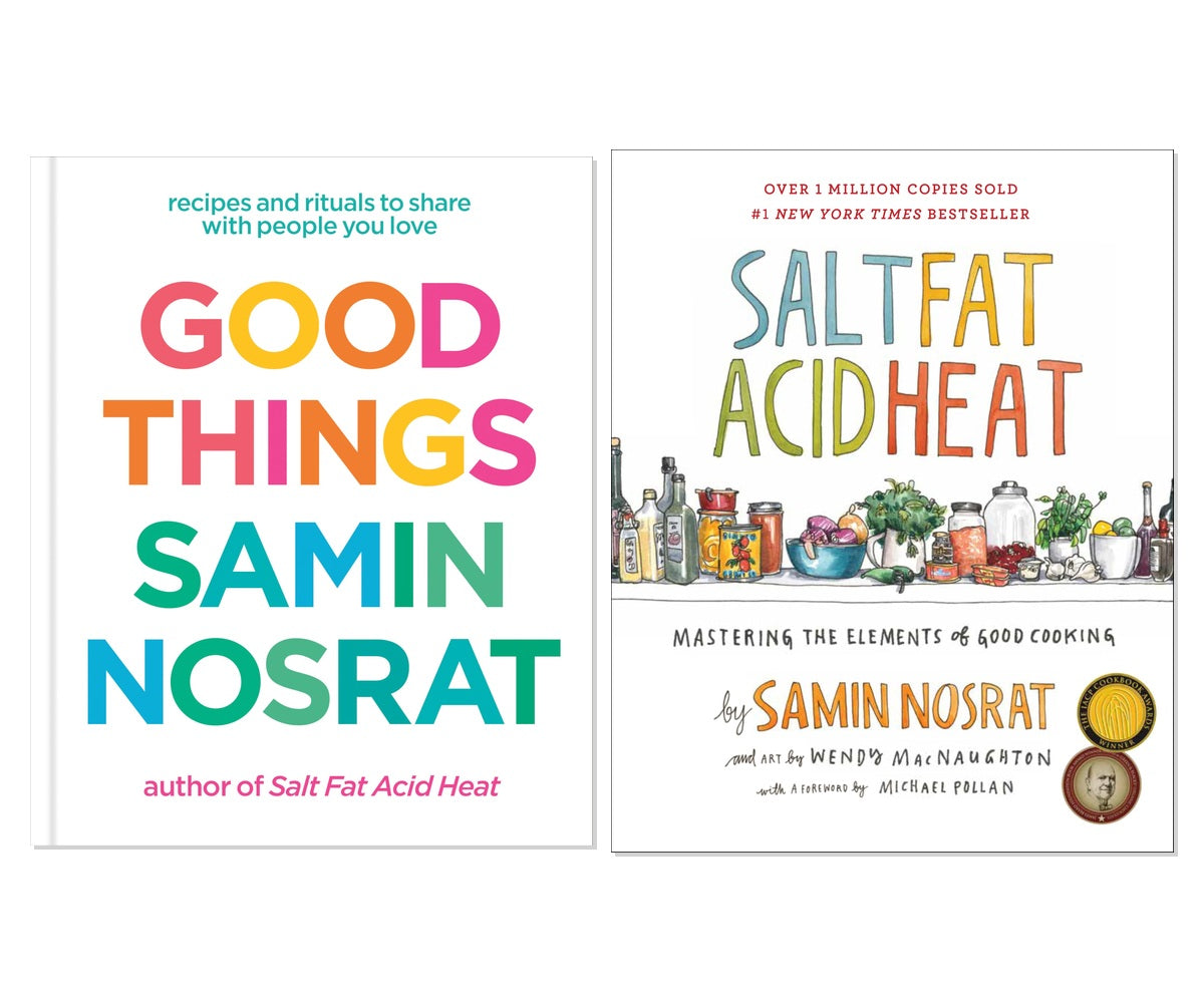 Samin Nosrat Cooking Mastery 2-Book Collection - Hardcover Bundle
