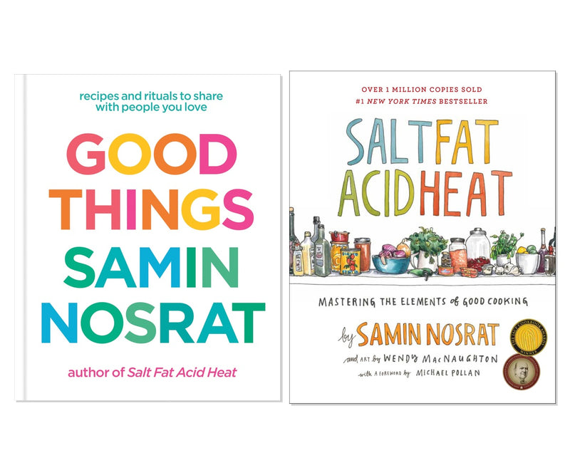 Samin Nosrat Cooking Mastery 2-Book Collection - Hardcover Bundle