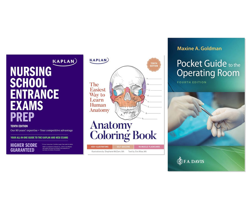 Nursing Student Success Kit 3-Book Complete Bundle Set