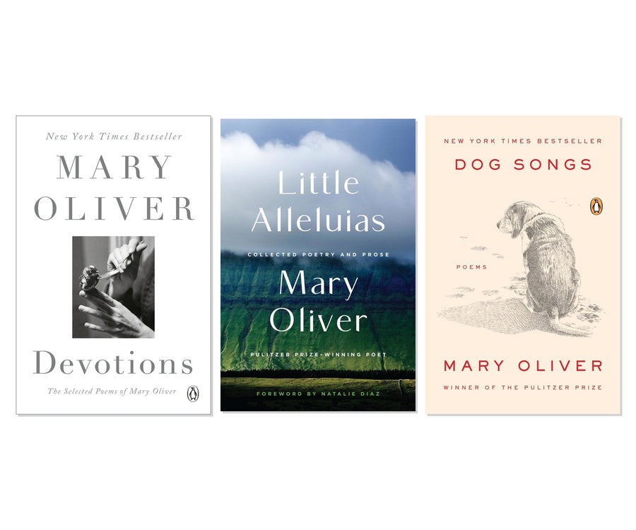 Mary Oliver Poetry Essentials 3-Book Collection - Selected Works, Paperback