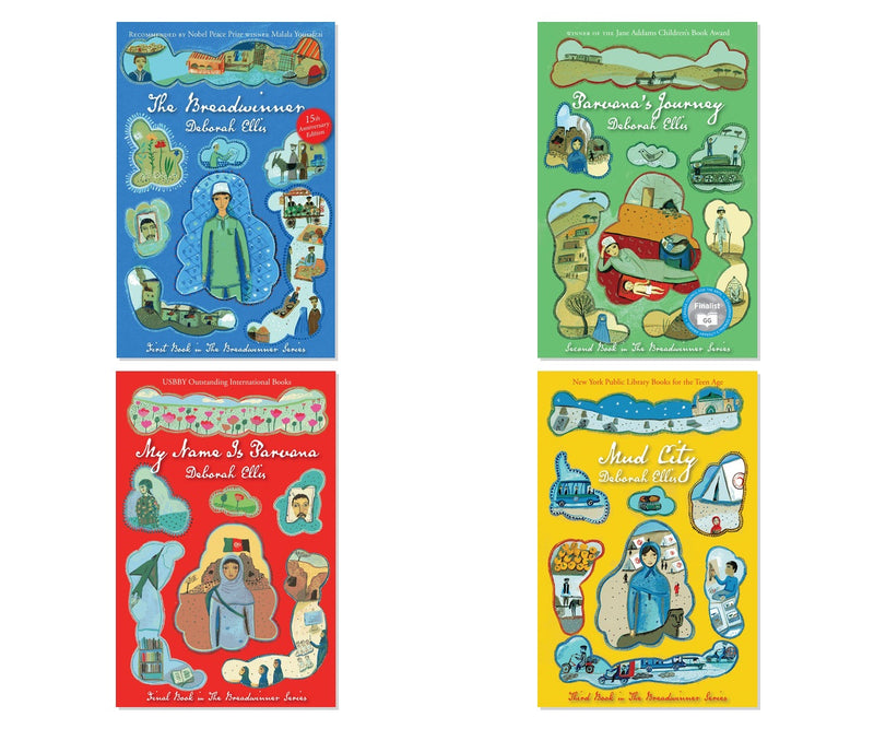 Parvana's Complete Journey 4-Book Collection by Deborah Ellis