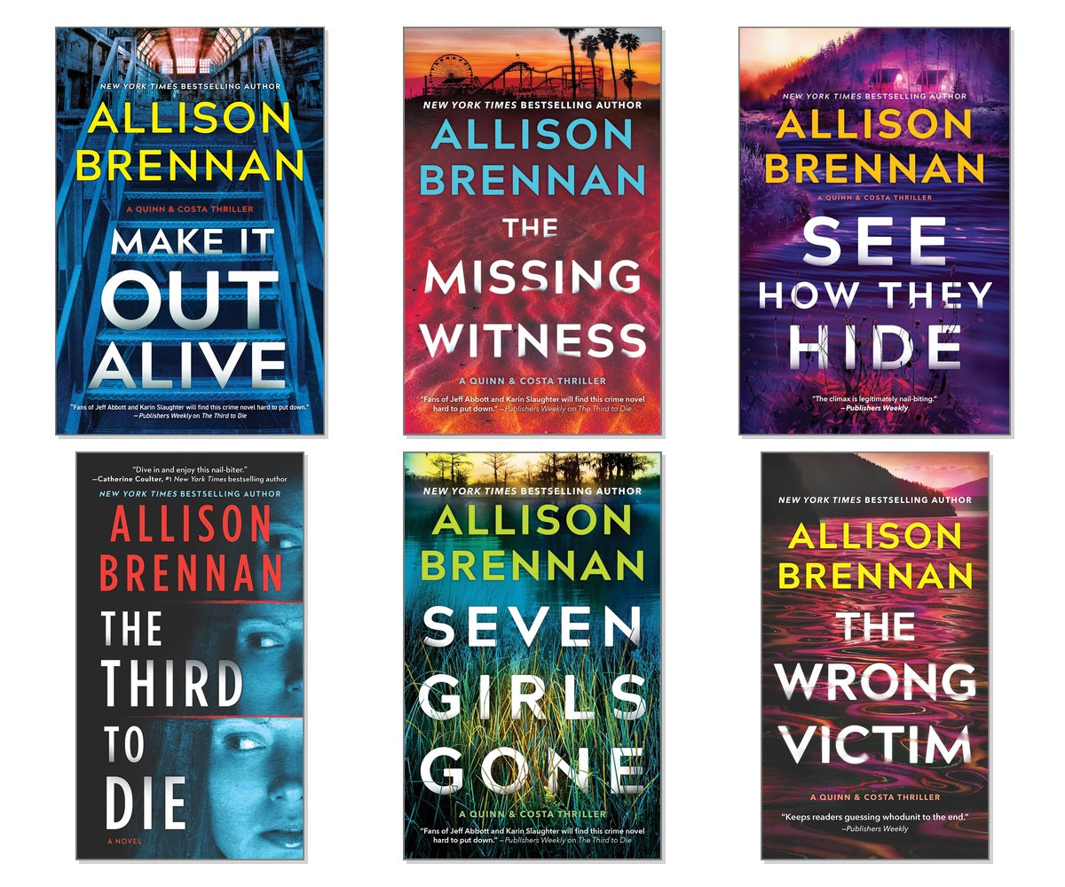 Quinn & Costa Thriller 6-Book Collection - Allison Brennan Police Procedural