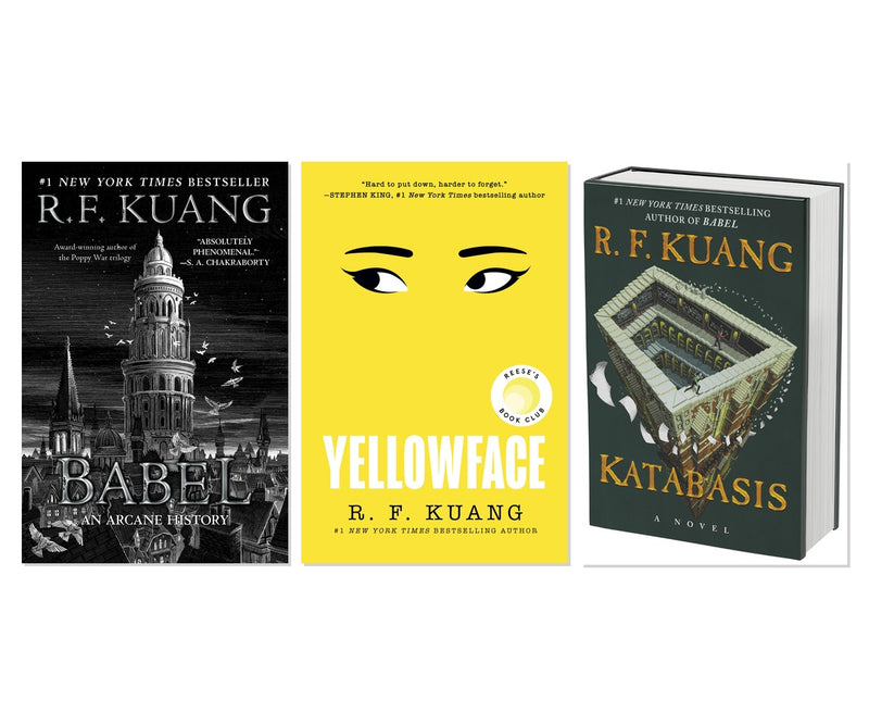 R.F. Kuang Complete Author Collection 3-Book Bundle - Babel, Yellowface