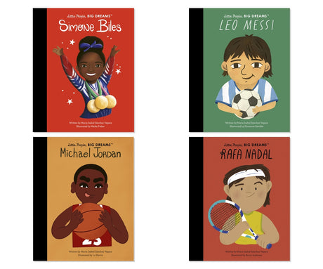 Sports Legends 4-Book Collection - Little People BIG DREAMS Biography Set, Hardcover