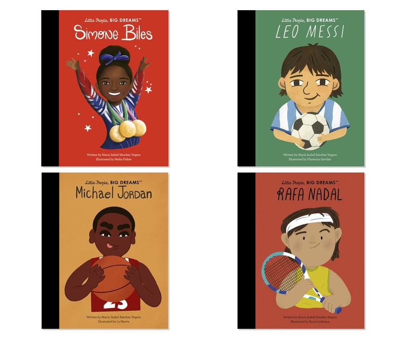 Sports Legends 4-Book Collection - Little People BIG DREAMS Biography Set