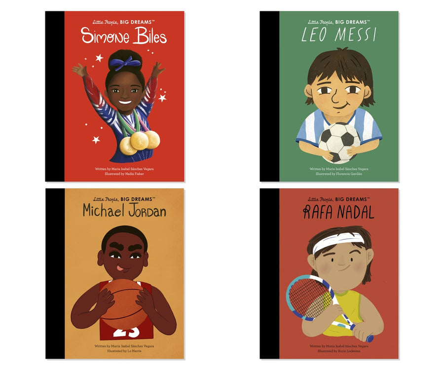 Sports Legends 4-Book Collection - Little People BIG DREAMS Biography Set, Hardcover