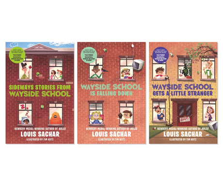 Wayside School Starter Pack - First 3 Adventures 3-Book Complete Bundle Set, Paperback