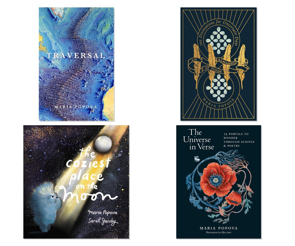 Maria Popova Wonder & Philosophy 4-Book Collection