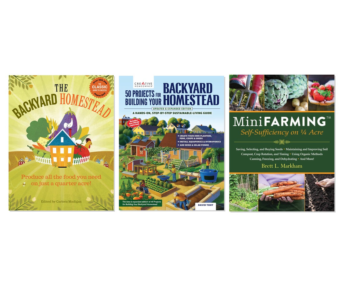 Backyard Homestead Kit: 3-Book Complete Bundle Set - Self-Sufficiency Guide