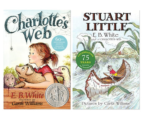 E.B. White Timeless Tales 2-Book Complete Bundle Set, Hardcover