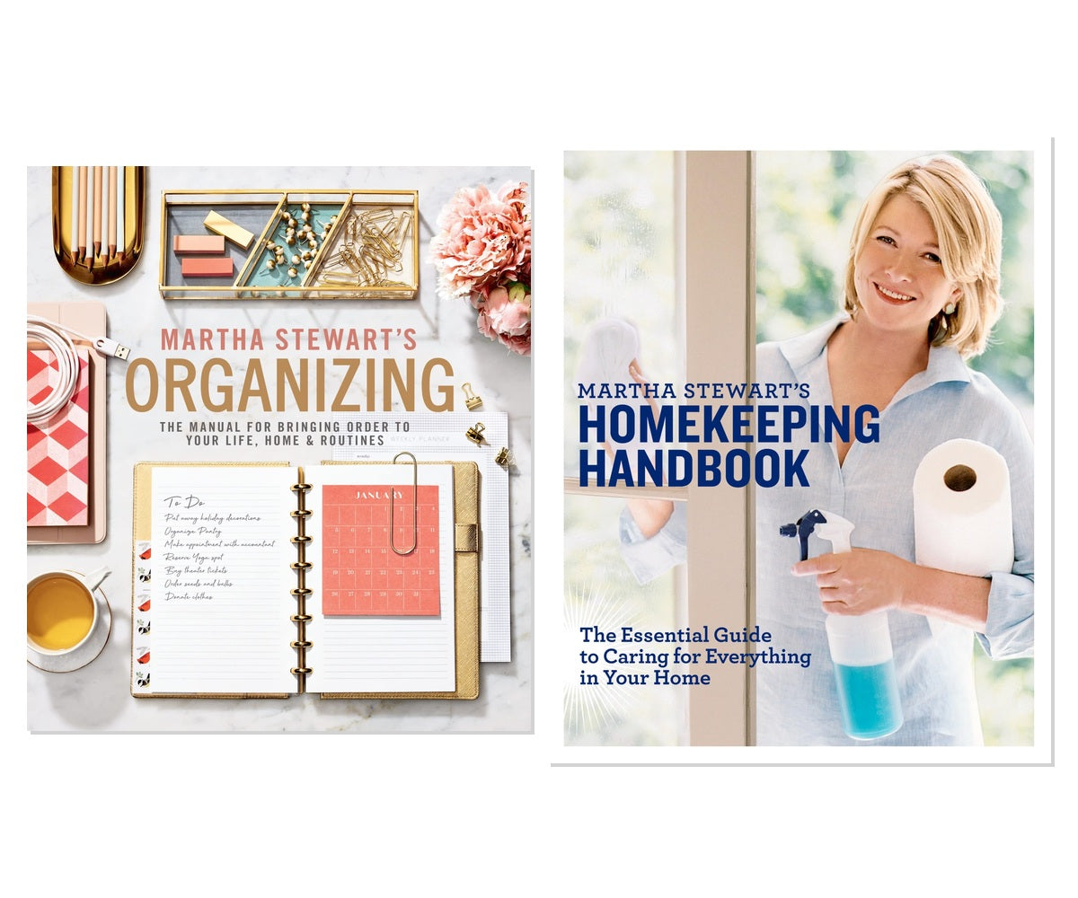 Martha Stewart Home Mastery 2-Book Complete Bundle Set - Organizing & Homekeepin