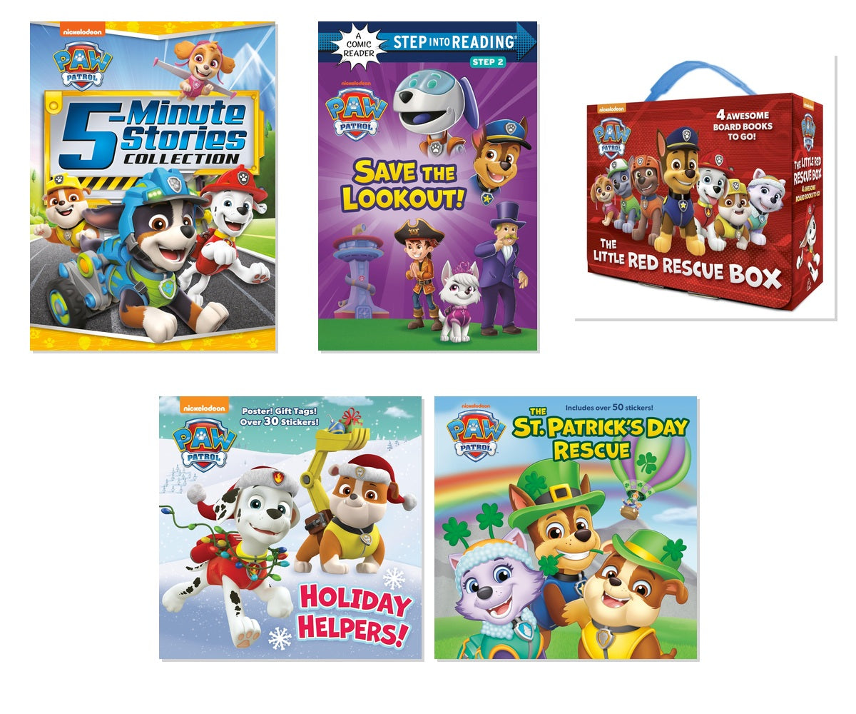 Paw Patrol Adventure Pack: 5-Book Complete Bundle Set for Kids Ages 0-7