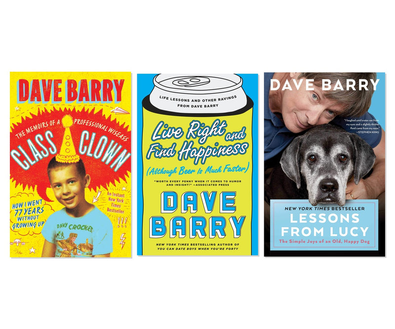 Dave Barry's Life Wisdom Collection - 3 Humor Books Bundle