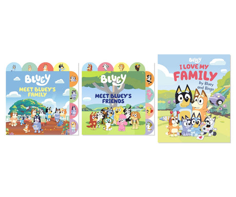 Meet the Bluey Gang 3-Book Board Book Collection for Ages 4-8, Board Book