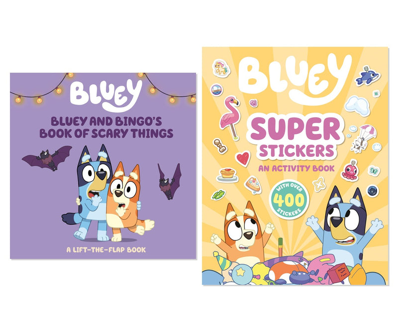 Bluey Interactive Fun 2-Book Collection - Activity & Lift-the-Flap