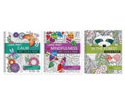 Calm & Creative Coloring Set - 3-Book Complete Bundle Set