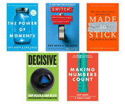 Chip Heath Complete 5-Book Collection - Business Psychology & Change