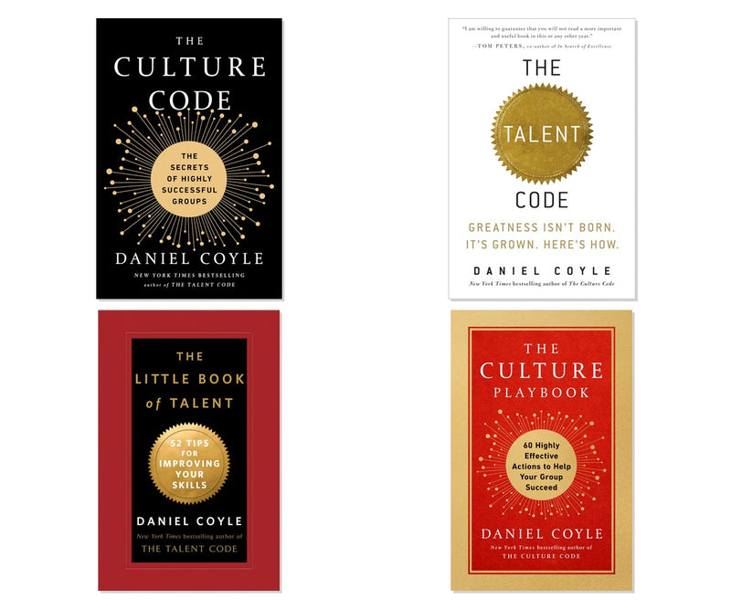 Daniel Coyle Success Mastery 4-Book Collection - Leadership & Talent