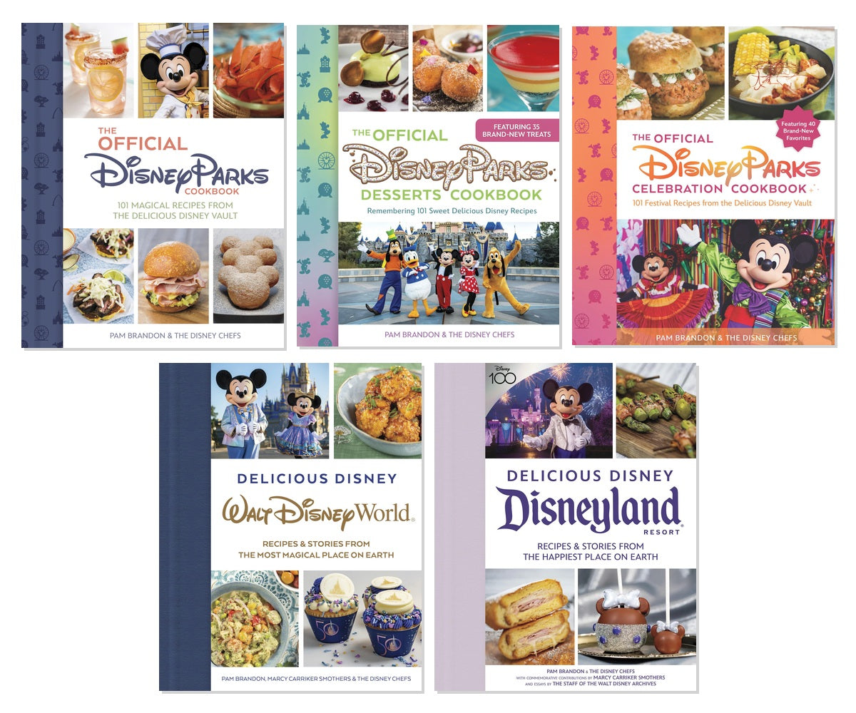 Disney Parks Cookbook 5-Book Collection - Complete Delicious Disney Set