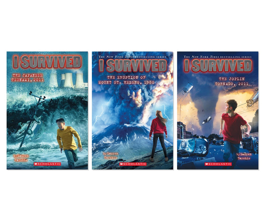 I Survived Natural Disasters Set Vol. 8, 12, 14 3-Book Bundle Lauren Tarshis, Paperback