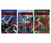 I Survived Graphic Novel Starter Set Vol. 1, 4, 5 3-Book Bundle Set