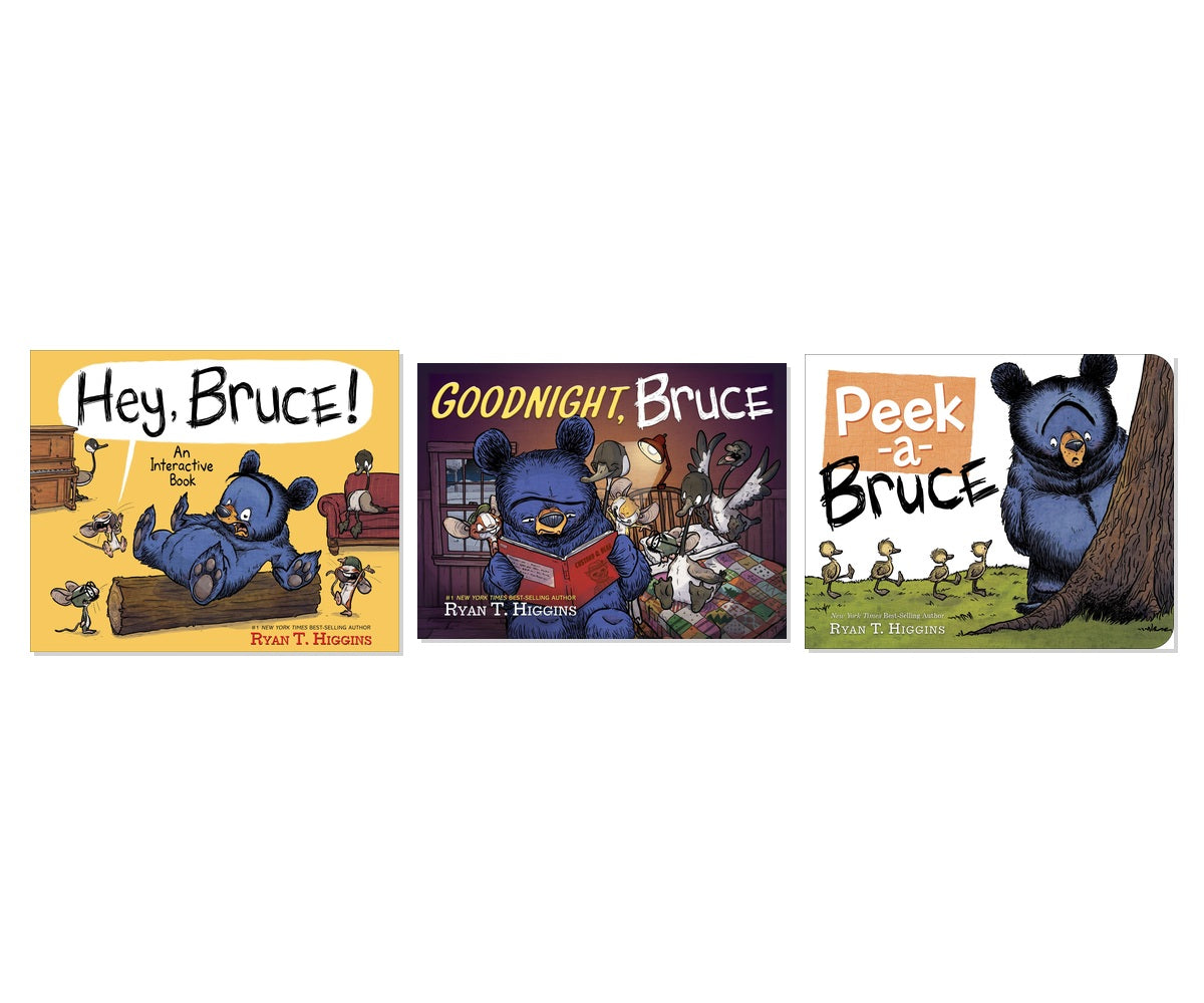Interactive Bruce Fun Pack: 3-Book Complete Bundle Set by Ryan T. Higgins