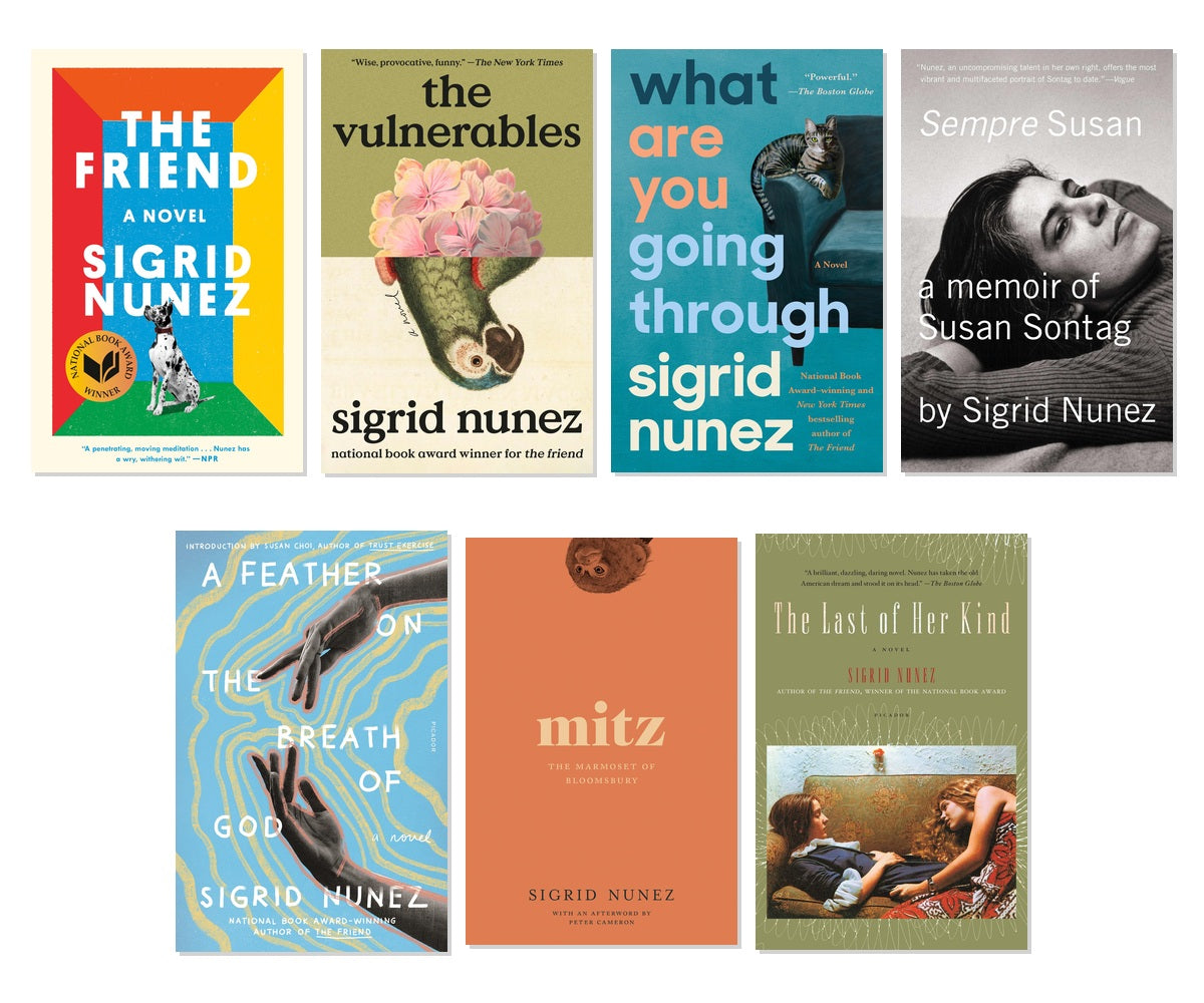Sigrid Nunez Literary Fiction 7-Book Complete Author Collection