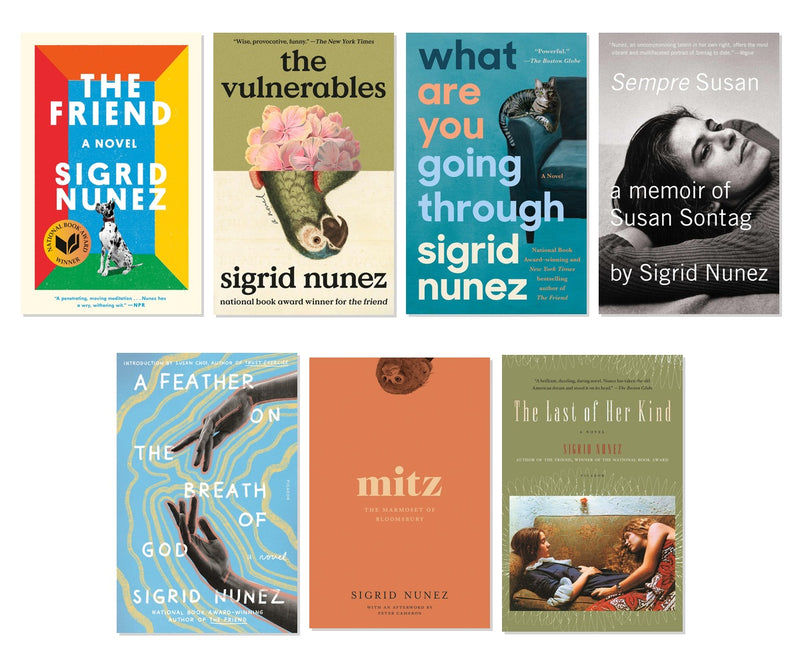 Sigrid Nunez Literary Fiction 7-Book Complete Author Collection