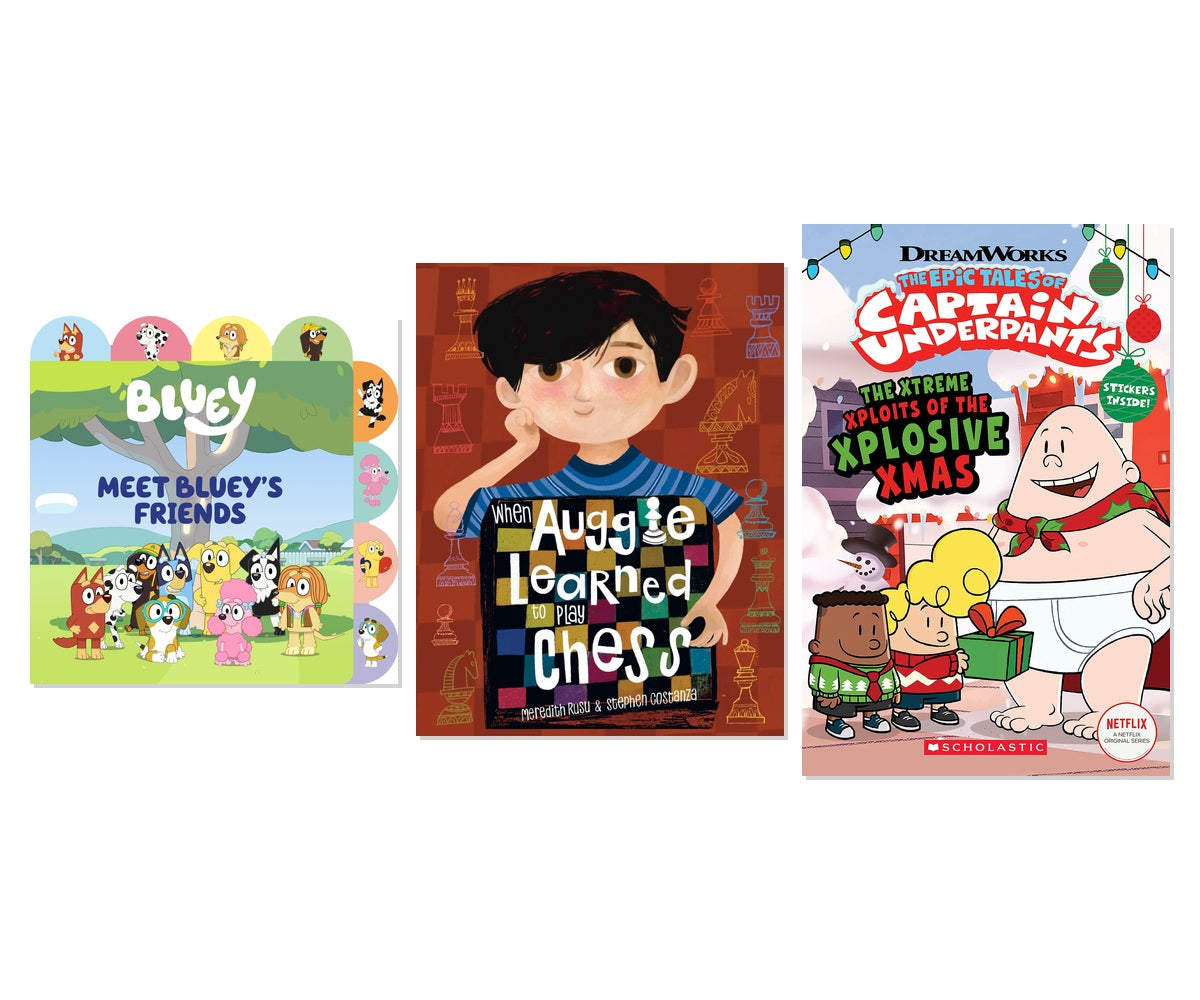 Meredith Rusu 3-Book Children's Collection - Bluey, Chess & Captain