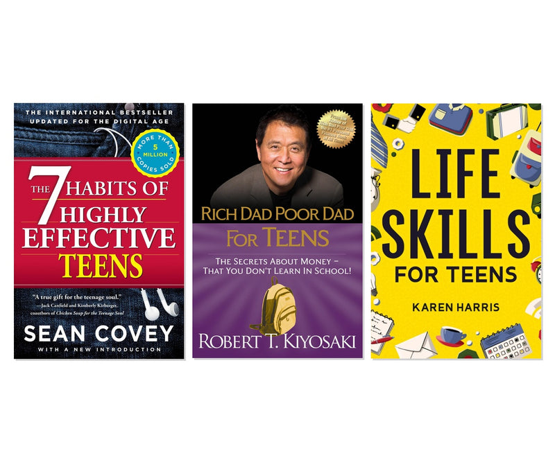 Teen Life Skills Starter Pack 3-Book Complete Bundle Set