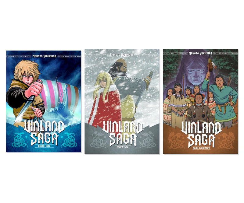 Vinland Saga Historical Manga 3-Book Collection - Epic Viking Adventure
